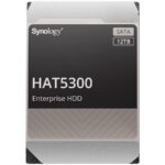 Synology HAT5300-12T 12TB 3.5" HDD SATA 6Gb/s 7200rpm Buffer size : 256 MiB MTTF 2.5M