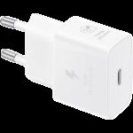 Samsung 25W Fast Charging USB-C Power Adapter White (cable included)