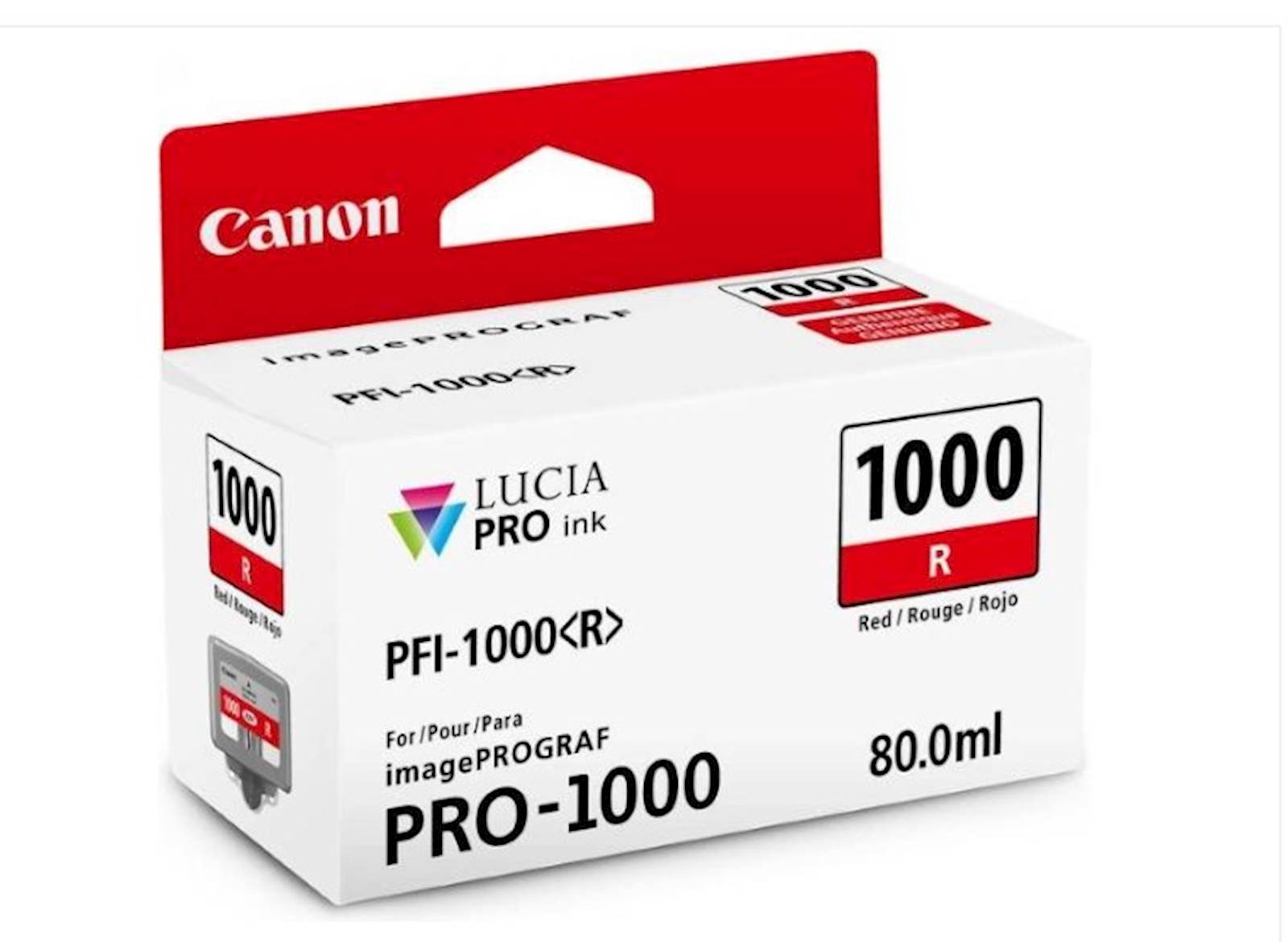 123316 Tinta CANON PFI-1000 RED - Image 1