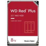 HDD NAS WD Red Plus 8TB CMR 3.5'' 256MB 5640 RPM SATA TBW: 180