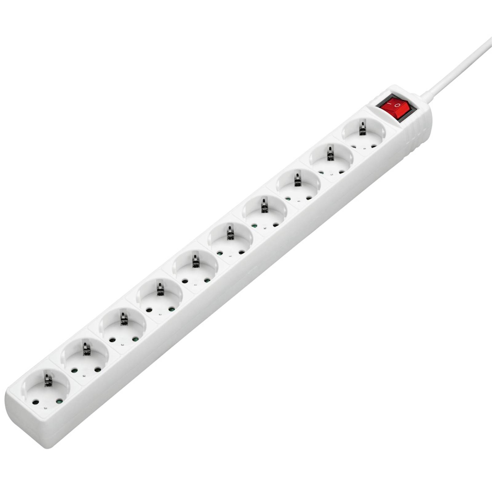 119944 Produžni kabl Hama sa 10 utičnica, 3m, bijeli - Image 1