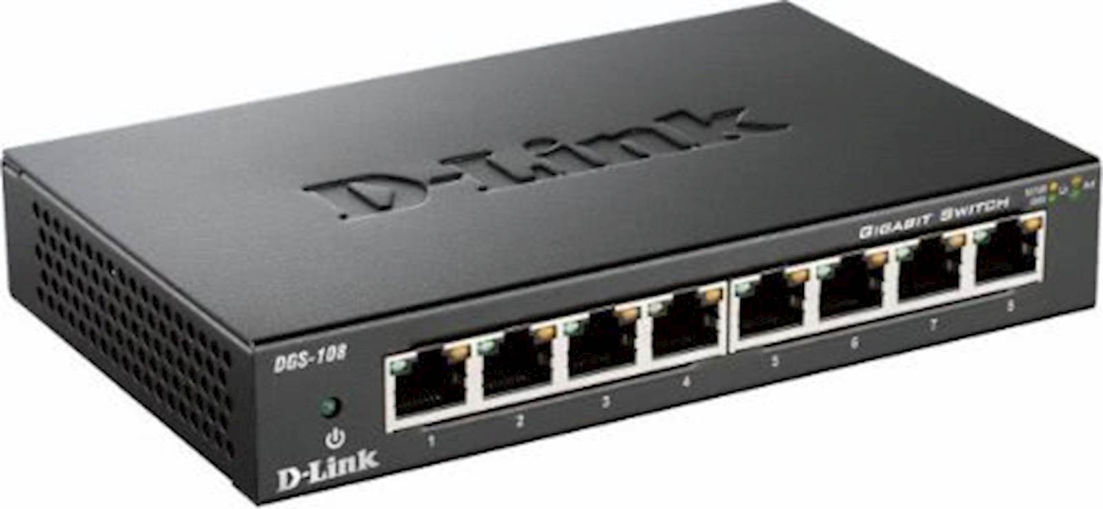 109454 Switch DLINK 8-Port Gigabit Unmanaged Metalni DGS-108/E - Image 1