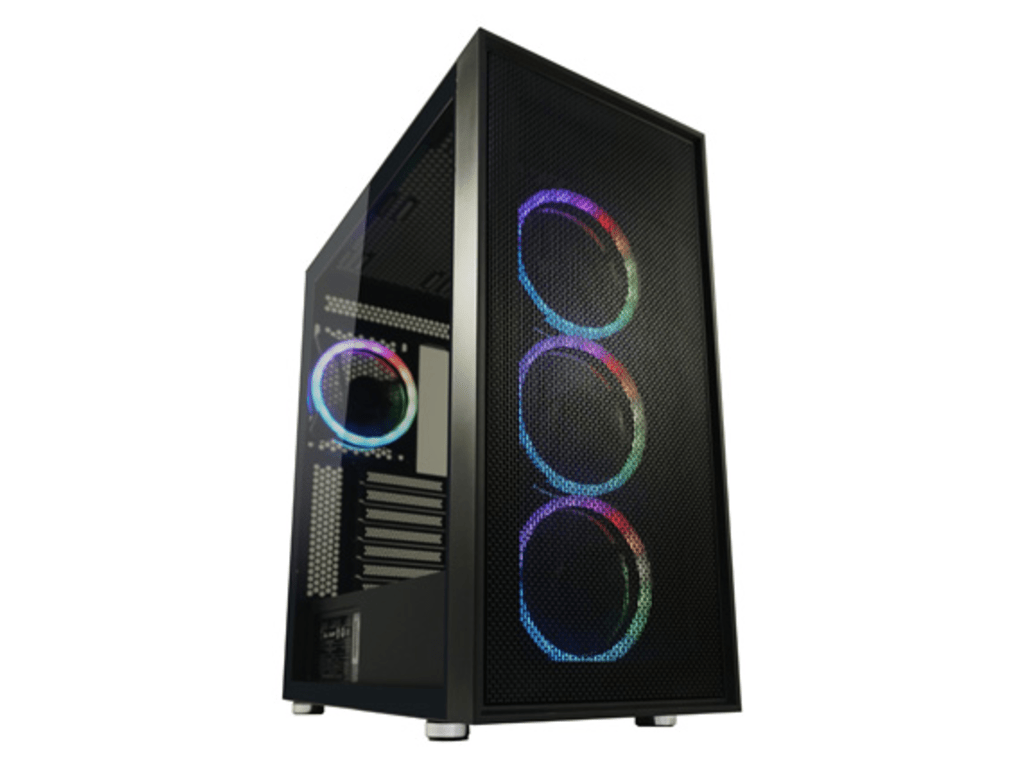 LC-802B-ON_231115101131086 LC-Power Case Gaming 802B 4x 120mm RGB fans Black_Wanderer_X - ATX gaming case - Image 1