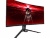 ASROCK MONITOR PG34WQ15R2B 34"CURVED GAMING;WQHD;165Hz;1ms;2xHDMI,DP;Speaker,High,Swivel,Tilt,WiFi - Image 2