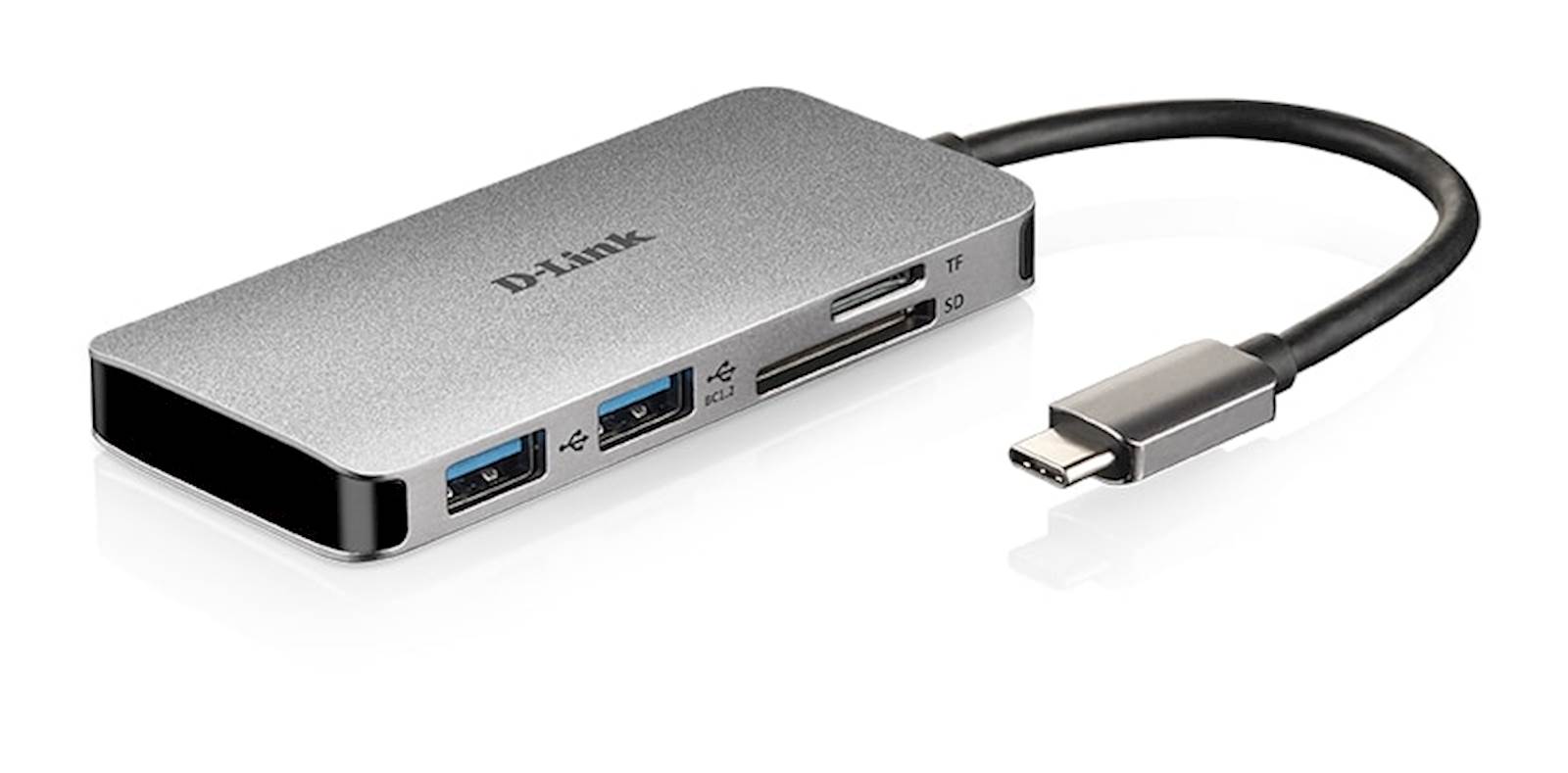 Compressed by jpeg-recompress Hub DLINK 5u1 USB-C sa HDMI i SD/microSD - Image 1