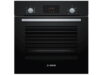 BOSCH Pećnica Serie 2| CRNA, 66l, 6 načina pečenjaEcoClean Direct