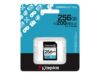 Kingston SD 256GB CanvasGoPlusSDXC,r/w:200/160MB/sDSLRs, mirrorless cameras, 4K video - Image 2