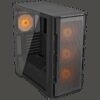 COUGAR | Uniface RGB Black | PC Case | Mid Tower / Mesh Front Panel - Image 3