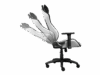 Trust GXT 714W gaming stolica RUYA, crno-bijela, udobna,podesiva, ergonomska, eko materijal - Image 2