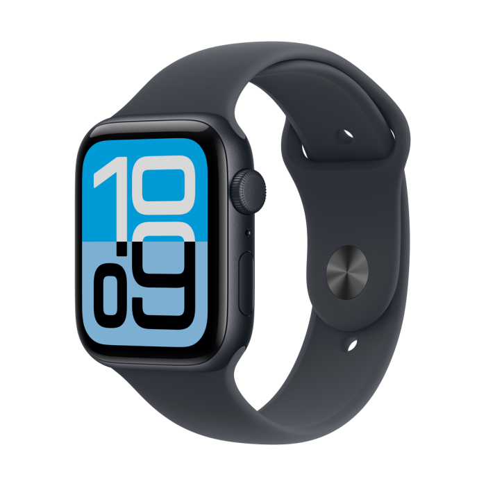 Apple Watch SE 3 GPS 44mm Midnight Aluminium Case with Midnight Sport Band - M/LModel