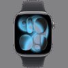 Apple Watch Series 11 GPS 46mm Space Grey Aluminium Case with Black Sport Band - - Image 2
