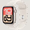 Apple Watch SE 3 GPS 44mm Starlight Aluminium Case with Starlight Sport Band - S/MModel