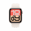 Apple Watch SE 3 GPS 44mm Starlight Aluminium Case with Starlight Sport Band - S/MModel - Image 6