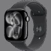 Apple Watch Series 11 GPS 46mm Jet Black Aluminium Case with Black Sport Band -