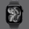 Apple Watch Series 11 GPS 46mm Jet Black Aluminium Case with Black Sport Band - - Image 2