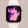 Apple Watch Series 11 GPS 42mm Rose Gold Aluminium Case with Light Blush Sport Band - Image 2