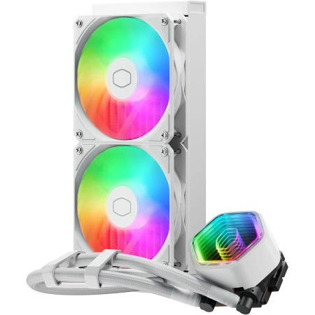 39382-Cooler-Master-CPU-MasterLiquid-Cooler-ML240-CORE-II-White-1 Cooler Master CPU MasterLiquid Cooler ML240 CORE II White - Image 1