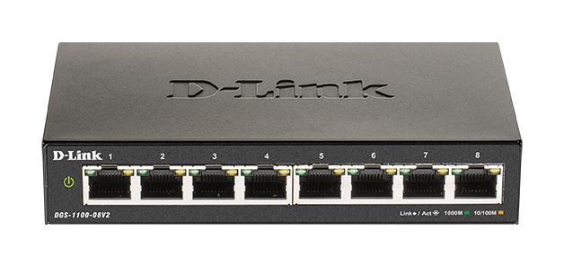 0001207925_IMG_MAIN_F D-Link switch web upravljivi, DGS-1100-08V2/E - Image 1