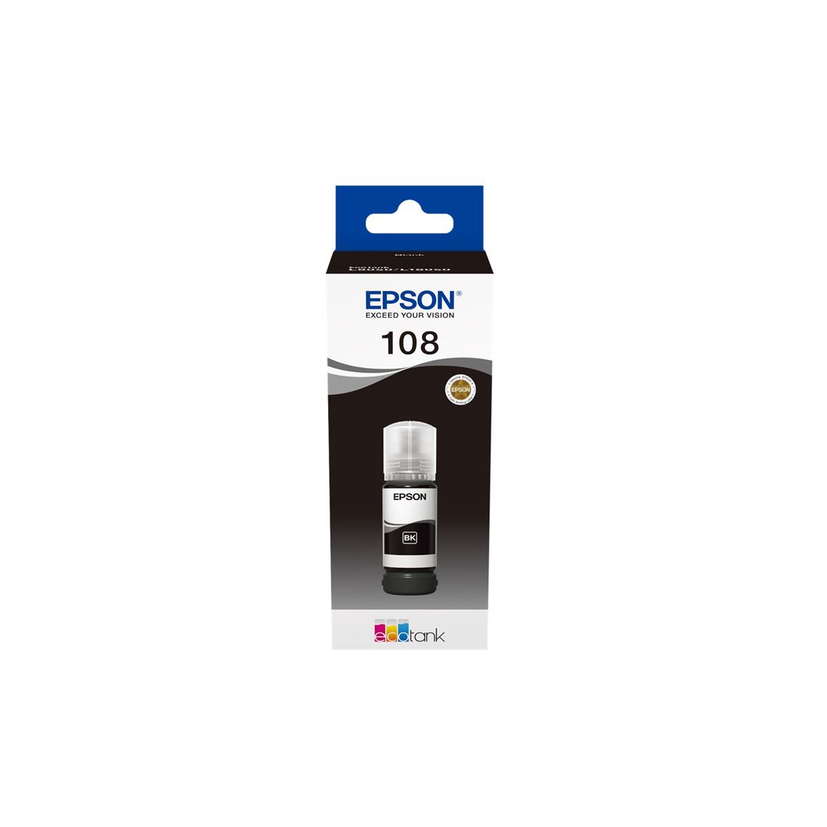 0001358950_IMG_MAIN_F Tinta Epson EcoTank 108 Black, C13T09C14A - Image 1