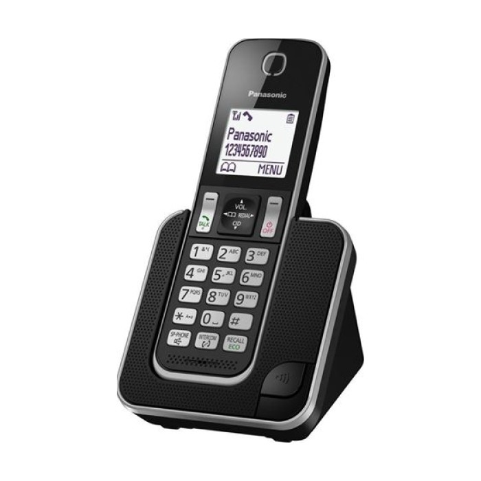 PANASONIC telefon bežični KX-TGD310FXB crni