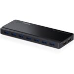7 ports USB 3.0 Hub with 2 power charge ports (2.4A Max) Desktop a 12V/4A