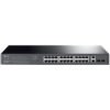 28-port gigabit Easy Smart switch with 24 PoE+ ports 26 10/100/1000Mbps RJ-45 ports 2 SFP
