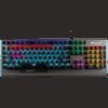 CANYON Interceptor GK-8 Wired multimedia gaming keyboard with lighting effect 20pcs rainbow LED & 19pcs