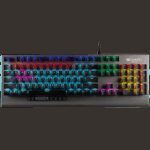 CANYON Interceptor GK-8 Wired multimedia gaming keyboard with lighting effect 20pcs rainbow LED & 19pcs