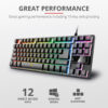 Trust GXT833 metal tastatura Thado TKL RGB - Image 2