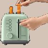 BUYDEEM 2 Slice Toaster model DT620E color Cozy Greenish EU - Image 2