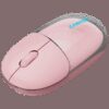 CANYON mouse OnClick 24 BT/ Wireless Transparent/Pink - Image 5