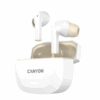 CANYON headset HEXAGON 7 TWS ANC+ENC Wireless Charge White Beige - Image 4