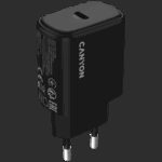 CANYON charger OnCharge 250 25W 1xPD EU Black