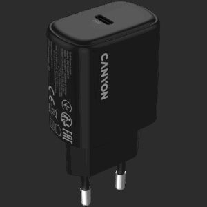 CANYON charger OnCharge 250 25W 1xPD EU Black