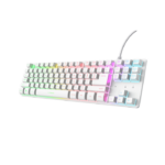 Trust GXT833 THADO tastatura, žičana, bijela, TKL, gaming
