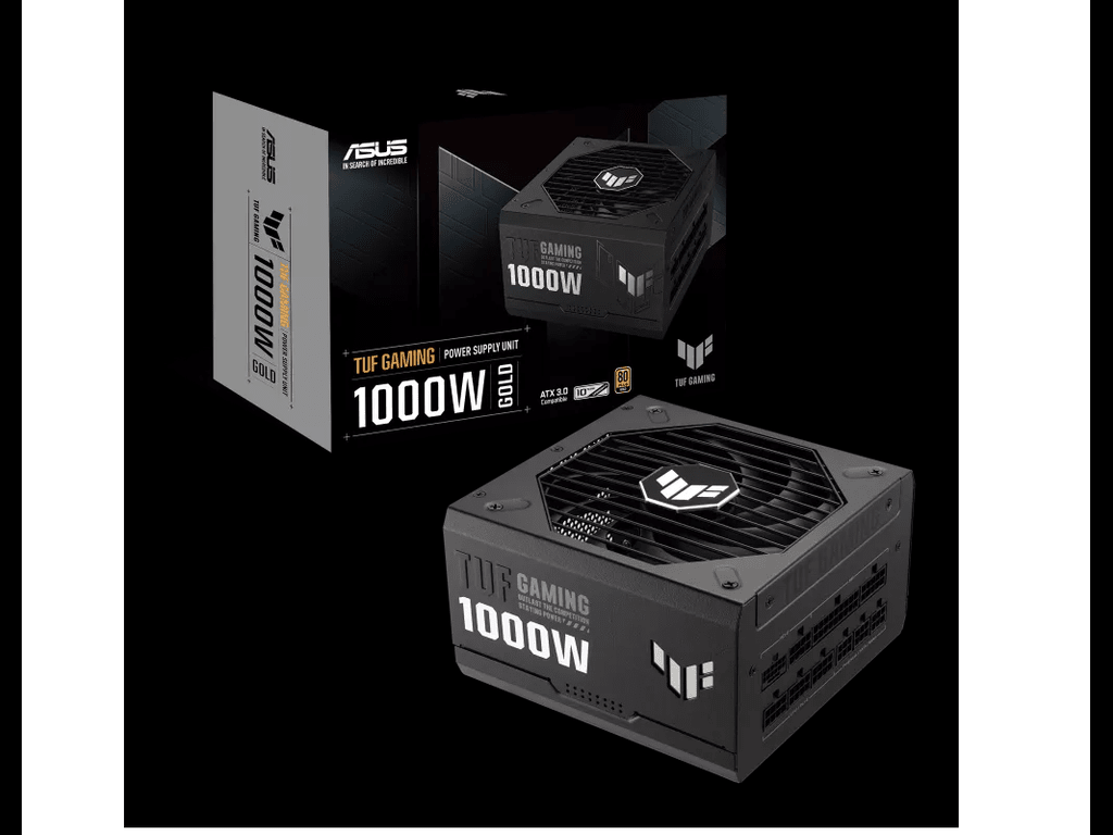90YE00S1-B0NA00_230804090849533 ASUS PSU TUF-GAMING-1000G1000W 80Plus Gold;Full modular1x16pin;4x8 pin;5 x SATA - Image 1