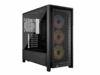 CORSAIR FRAME 4000D RS ARGB3xRS120 ARGB fans, 360mm rad170mm cooler, 430mm GPU, ATX, Black