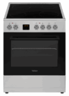 TESLA Šporet CV6400SXSamostojeći - Staklokeramički; 4x zone; Display sa 3 dugmića, ventilat