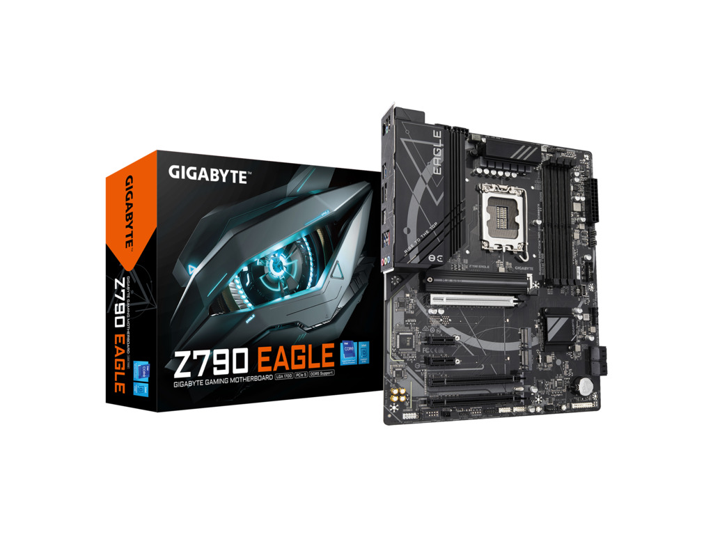Z790EAGLE_250519120547017 Gigabyte MB Z790 EAGLELGA1700; 4xDDR5;3xM.2; 4xSATA;8xUSB; DP, HDMI; ATX; - Image 1