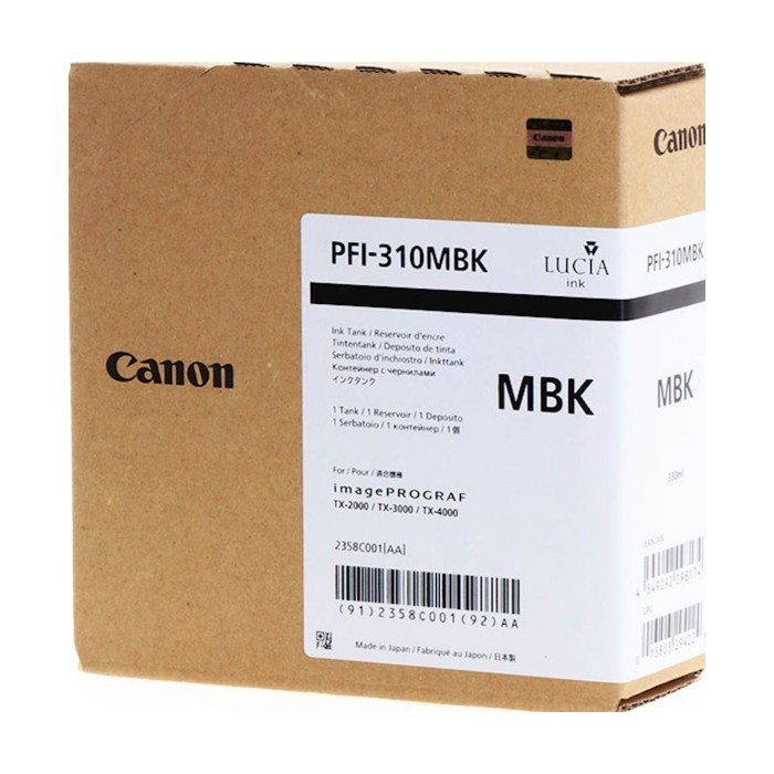 Canon tinta PFI-310 MBK