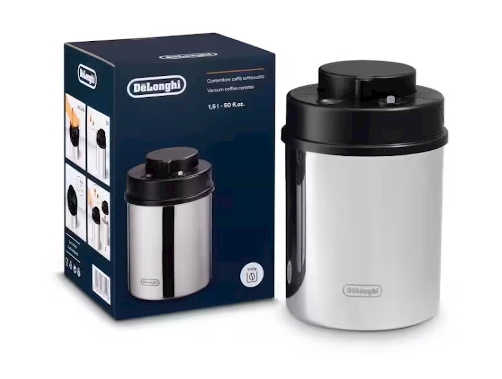 126241-1 Kutija za kafu sa vakumom DeLonghi DLSC063 - Image 1
