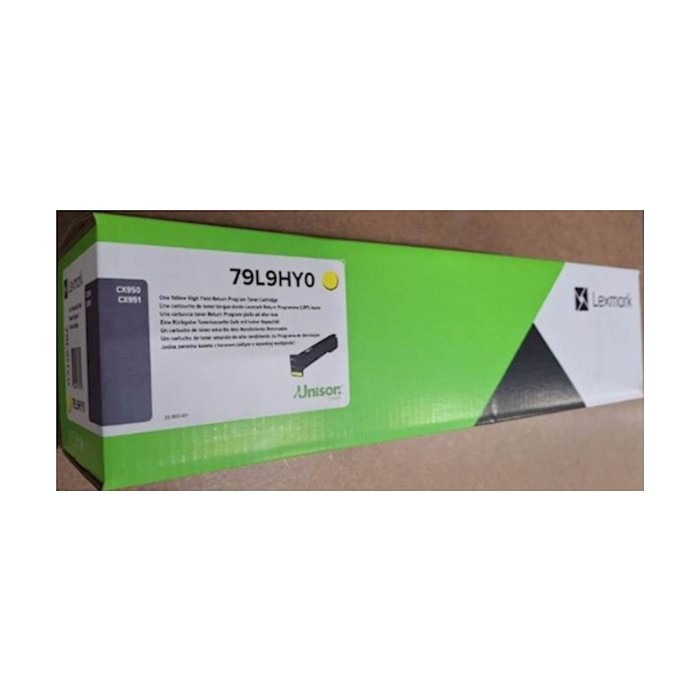 TONER LEXMARK Y ZA CX950/CX951 TONER LEXMARK Y ZA CX950/CX951
