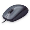 LOGITECH M90 Corded Mouse - GREY - USB - EWR2 - Image 3