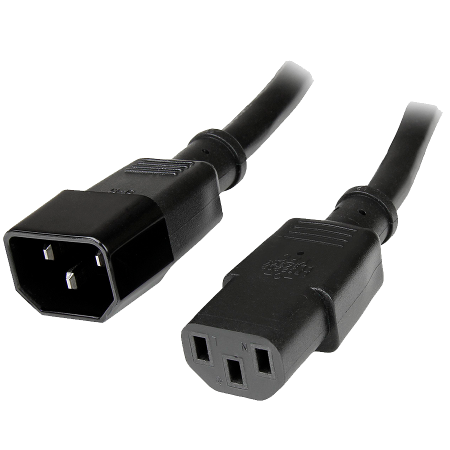 180503150052908334 Lenovo 2.8m 10A/100-250V C13 to IEC 320-C14Rack Power Cable - Image 1