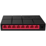 Mercusys MS108G 8-Port 10/100/1000 Mbps Desktop Switch 8 x 10/100/1000 Mbps RJ-45 ports with auto