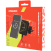 CANYON CH-15 Car holder and wireless charger MegaFix C-15 15W Input: USB-C: 5V/2A 9V/3A; Output: - Image 5