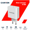 CANYON H-65 GAN 65W charger Input: 100V-240V Output: 5.0V3.0A /9.0V3.0A /12.0V-3.0A/ 15.0V-3.0A /20.0V3.25A Eu plug - Image 5