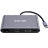 CANYON hub DS-14 8in1 4k USB-C Dark Grey