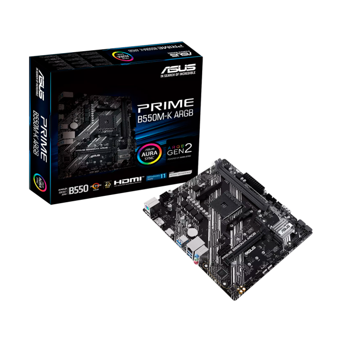 Matična Ploča AM4 ASUS PRIME B550M-K ARGB