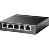5-Port Gigabit Easy Smart Switch with 4-Port PoE+ 4× Gigabit PoE+ Ports 1× Gigabit Non-PoE